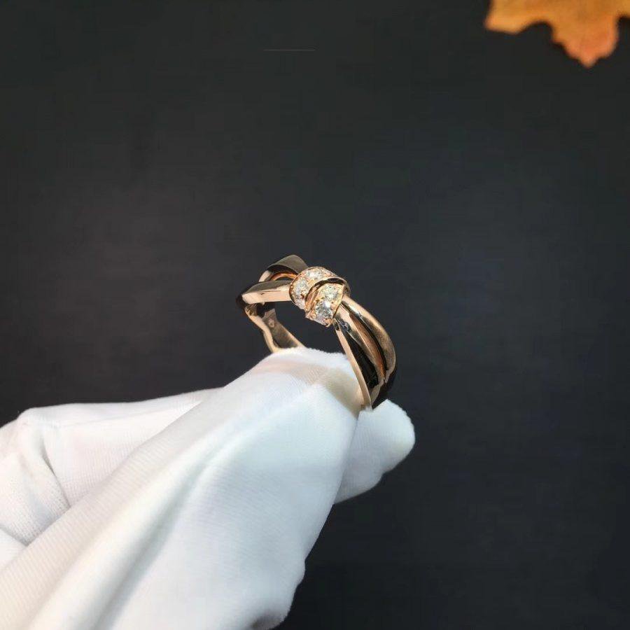 [Lumi Jewelry]LIENS RING PINK GOLD DIAMOND