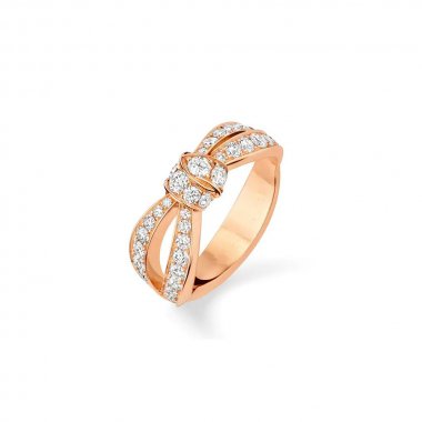 [Lumi Jewelry]LIENS PINK GOLD DIAMOND RING