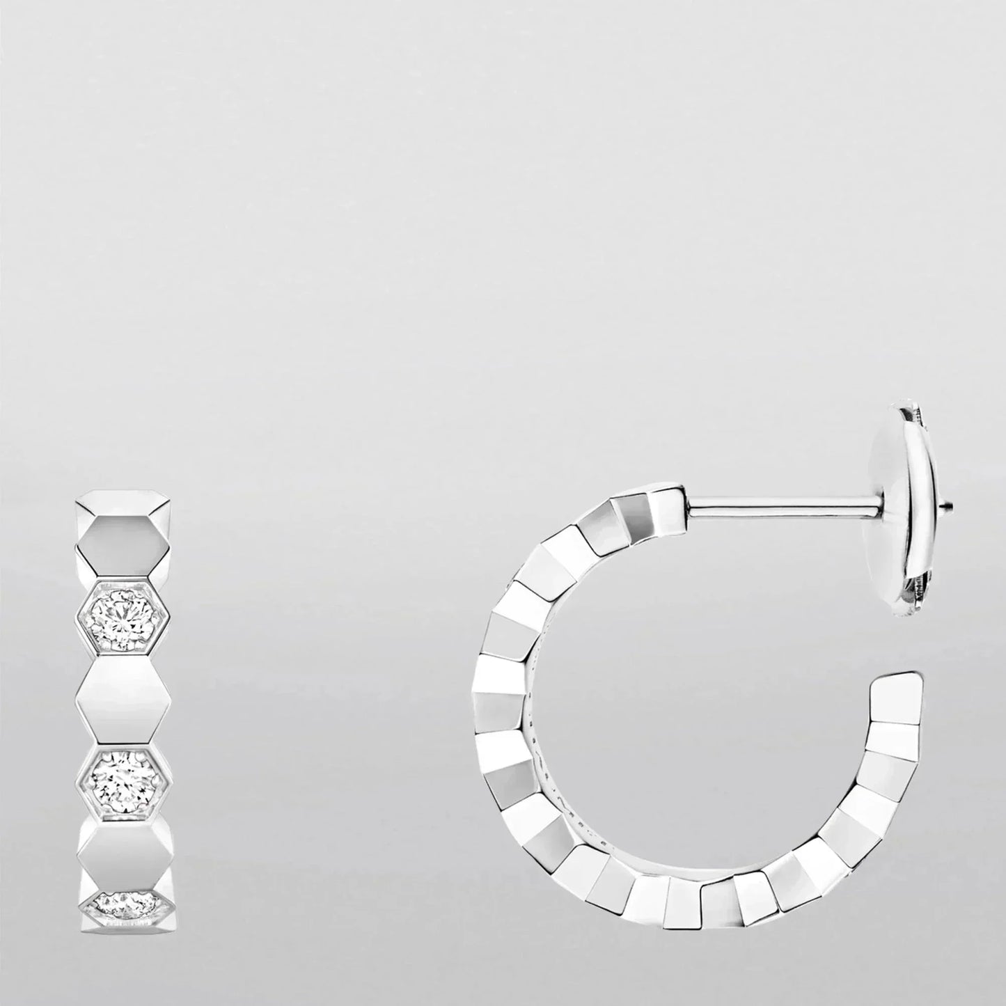 [Lumi Jewelry]Hollow Design Four-Leaf Clover Flower Shape Ring