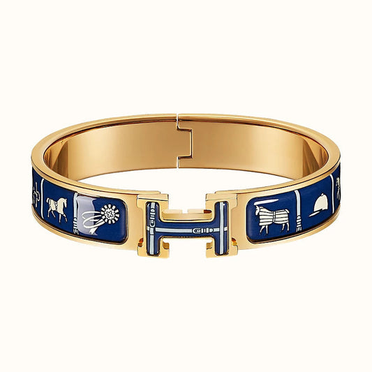 [Lumi Jewelry]H COUVERTURES DARK BLUE BRACELET