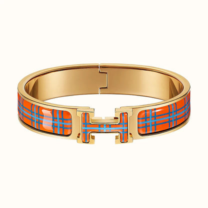 [Lumi Jewelry]H TARTAN BRACELET 12MM