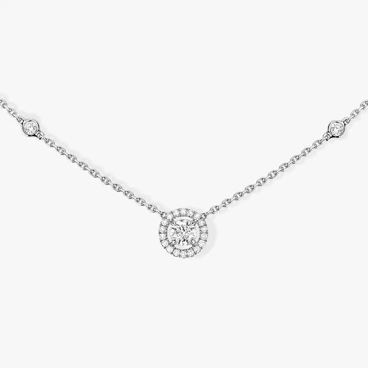 [Lumi Jewelery]Diamond Necklace 0,20ct Brilliant Shape Joy