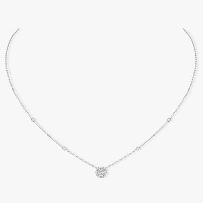 [Lumi Jewelery]Diamond Necklace 0,20ct Brilliant Shape Joy
