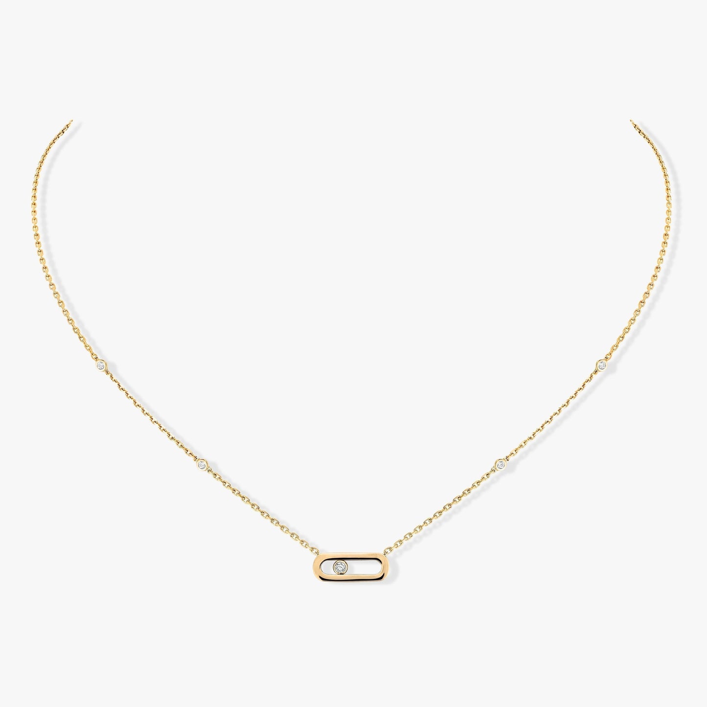 [Lumi Jewelery]MOVE UNO DIAMOND NECKLACE