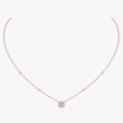 [Lumi Jewelery]Diamond Necklace 0,20ct Brilliant Shape Joy