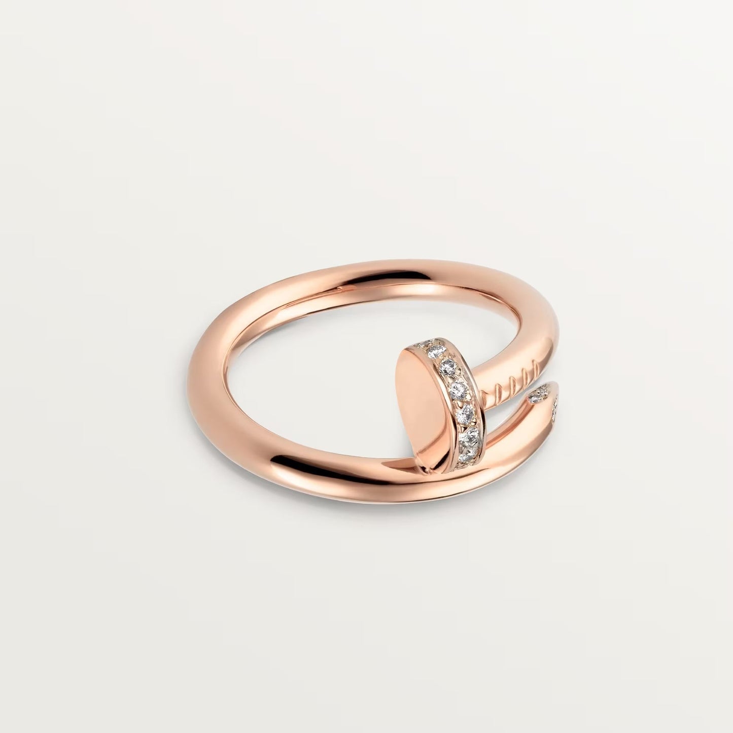 [Lumi Jewelry]JUSTE RING 2.6MM HALF DIAMOND
