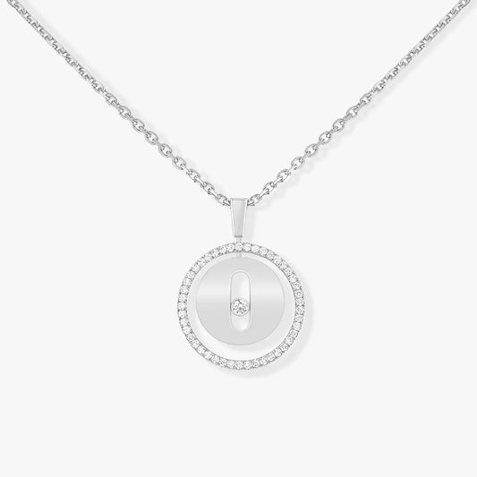 [Lumi Jewelery]LUCKY MOVE PM NECKLACE SILVER DIAMOND