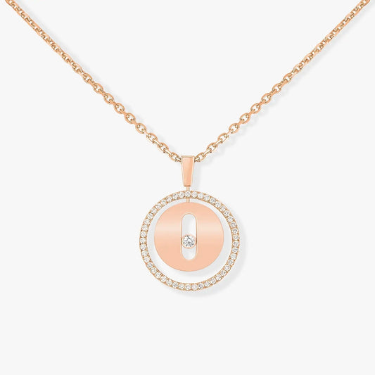 [Lumi Jewelery]LUCKY MOVE PM NECKLACE PINK GOLD DIAMOND