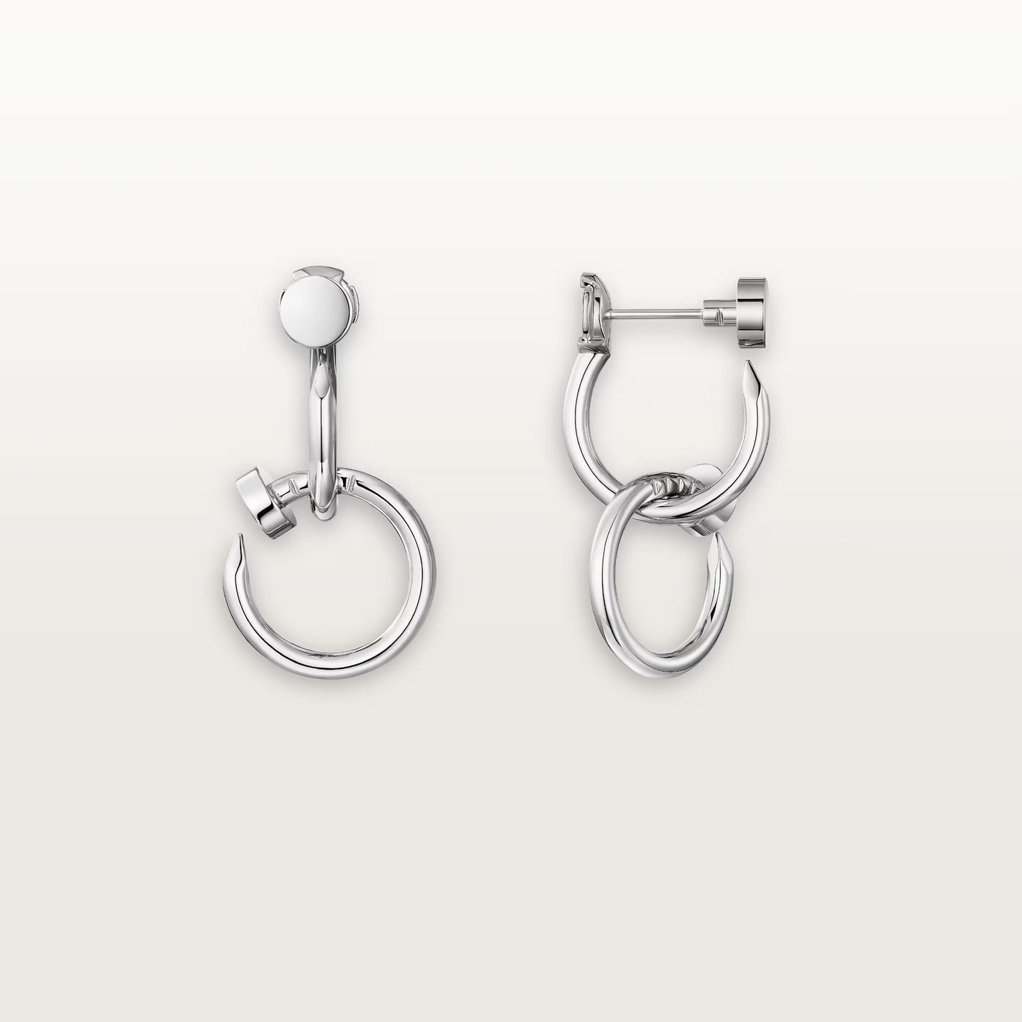 [Lumi Jewelry]JUSTE NO DIAMOND DOUBLE EARRINGS