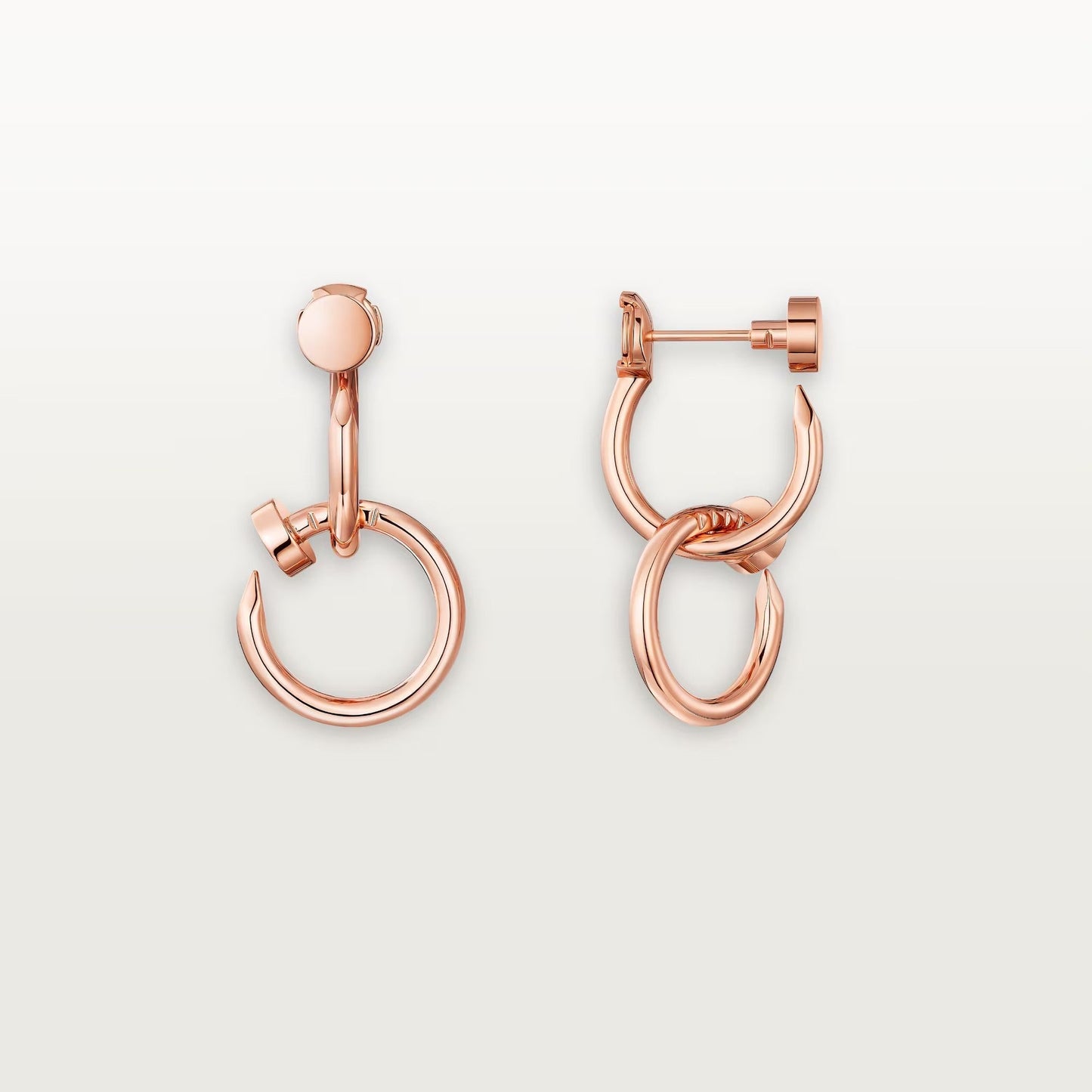 [Lumi Jewelry]JUSTE NO DIAMOND DOUBLE EARRINGS