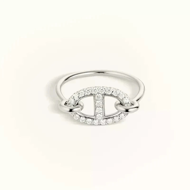 [Lumi Jewelry]RONDE SMALL SILVER DIAMOND RING