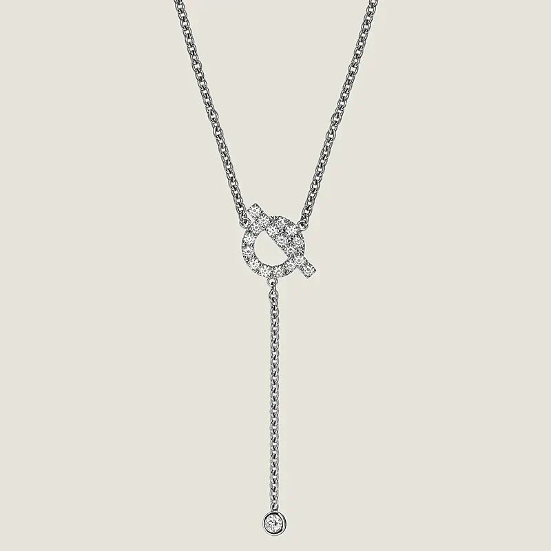 [Lumi Jewelry]FINESSE SILVER DIAMOND NECKLACE