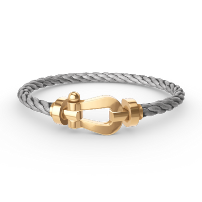 [Lumi Jewelry]FORCE LARGE HORSESHOE NO DIAMOND BRACELET GOLD