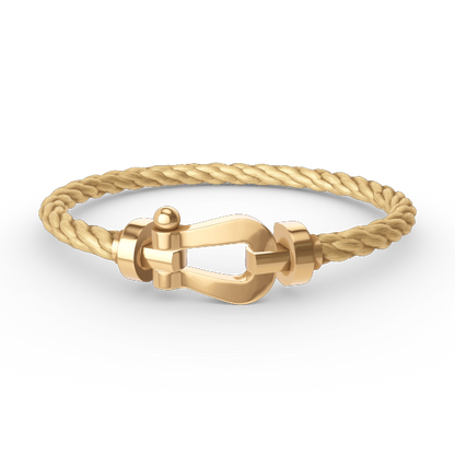 [Lumi Jewelry]FORCE LARGE HORSESHOE NO DIAMOND BRACELET GOLD
