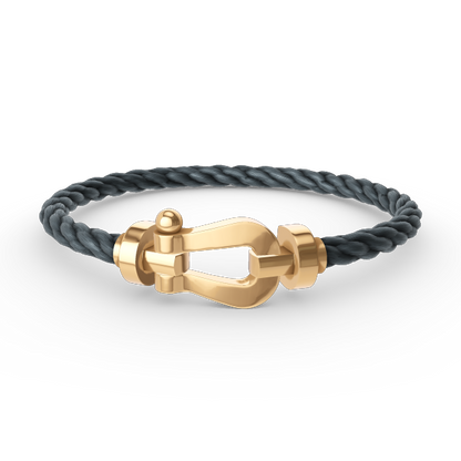 [Lumi Jewelry]FORCE LARGE HORSESHOE NO DIAMOND BRACELET GOLD
