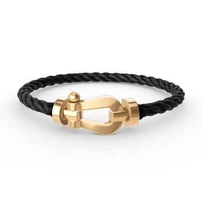 [Lumi Jewelry]FORCE LARGE HORSESHOE NO DIAMOND BRACELET GOLD