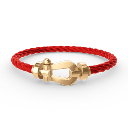 [Lumi Jewelry]FORCE LARGE HORSESHOE NO DIAMOND BRACELET GOLD