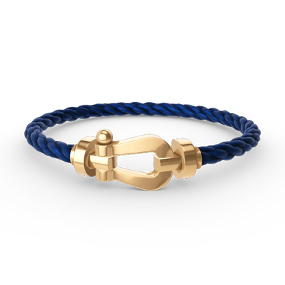 [Lumi Jewelry]FORCE LARGE HORSESHOE NO DIAMOND BRACELET GOLD