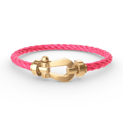 [Lumi Jewelry]FORCE LARGE HORSESHOE NO DIAMOND BRACELET GOLD