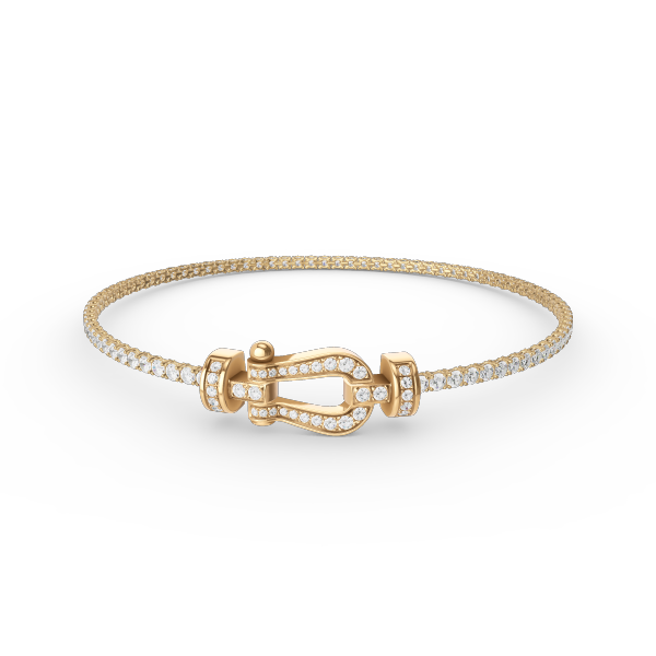 [Lumi Jewelry]FORCE  HORSESHOE  DIAMOND TENNIS BRACELET