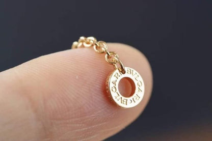[Lumi Jewelry]Reversible Onyx MOP Diamond Circle Pendant Necklace