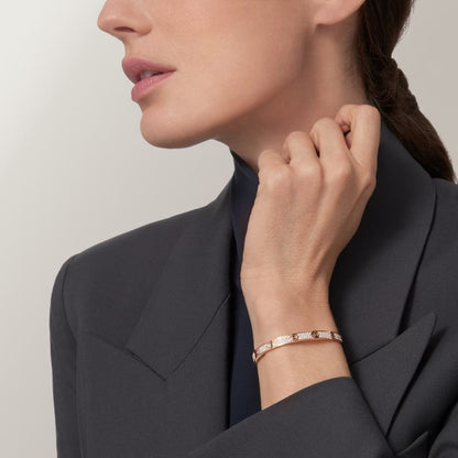 [Lumi Jewelry]LOVE BRACELET 4.8MM DIAMOND-PAVED