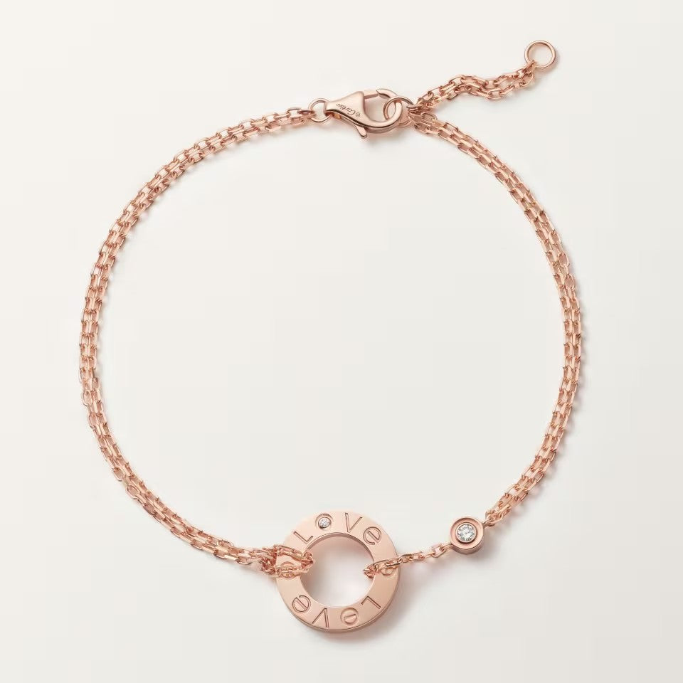 [Lumi Jewelry]LOVE BRACELET 2 DIAMOND