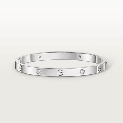 [Lumi Jewelry]LOVE BRACELET 4.8MM 4 DIAMONDS