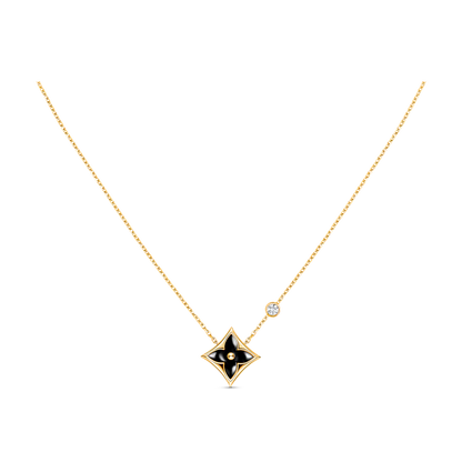 [Lumi Jewelry]STAR BLACK MOP NECKLACE