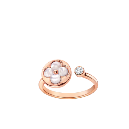 [Lumi Jewelry]SUN 1 DIAMOND PINK MOP RING