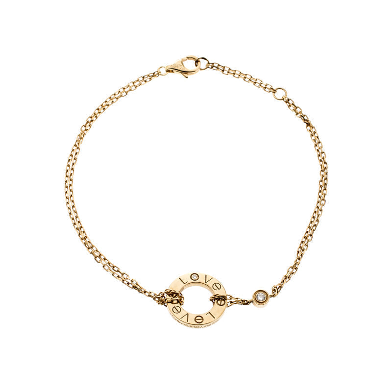 [Lumi Jewelry]LOVE BRACELET 2 DIAMOND