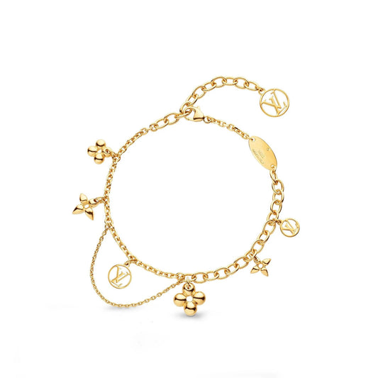 [Lumi Jewelry]BLOOMING PINK GOLD MOP BRACELET