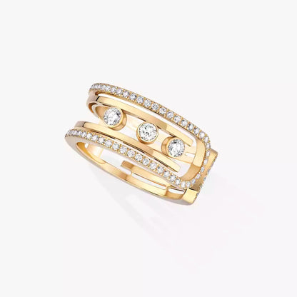 [Lumi Jewelery]Move 10th Diamond Ring in Gold