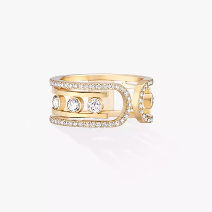 [Lumi Jewelery]Move 10th Diamond Ring in Gold