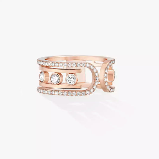 [Lumi Jewelery]Move 10th Diamond Ring in Gold