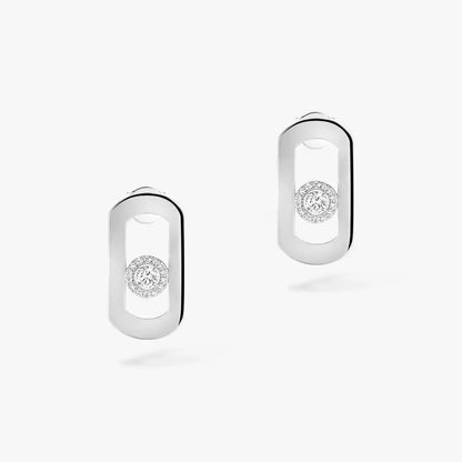 [Lumi Jewelery]So Move Diamond Earrings in Yellow Gold
