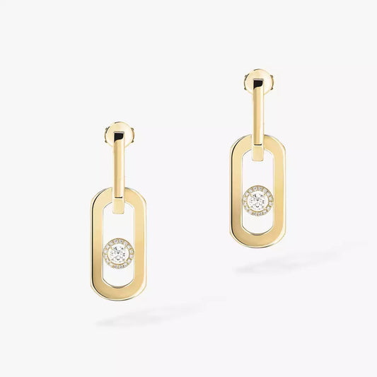 [Lumi Jewelery] So Move XL Diamond Hoop Earring