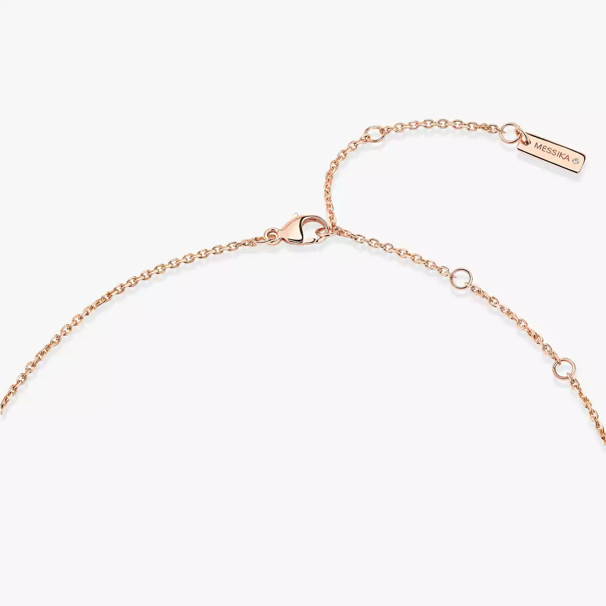 [Lumi Jewelery]Lucky Eye Diamond Necklace in Rose Gold and Turquoise