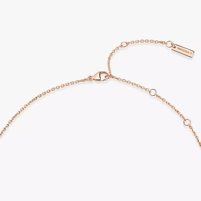 [Lumi Jewelery]Lucky Eye Diamond Necklace in Rose Gold and Turquoise