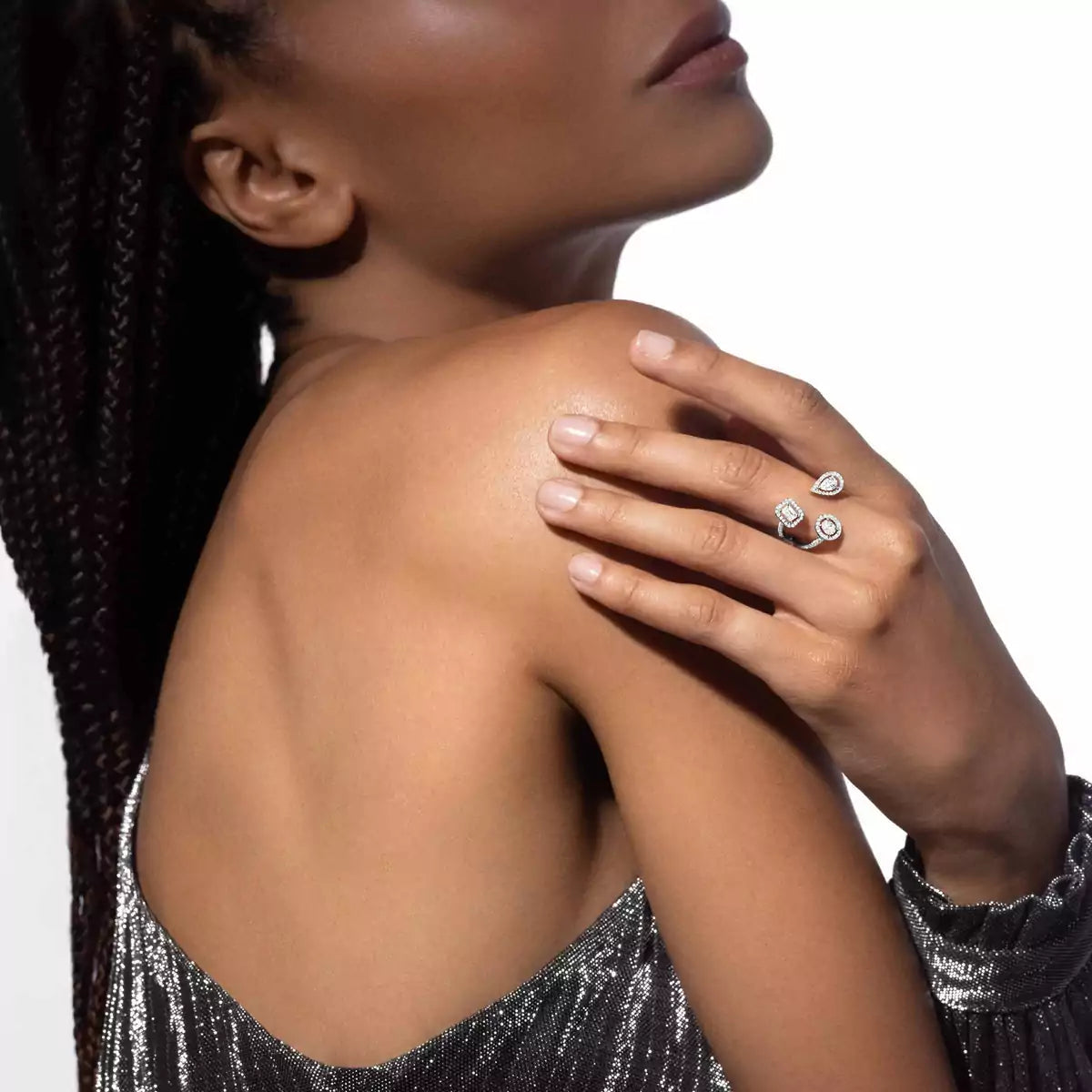 [[Lumi Jewelery] Diamond Ring 0,25ct My Twin Trilogy