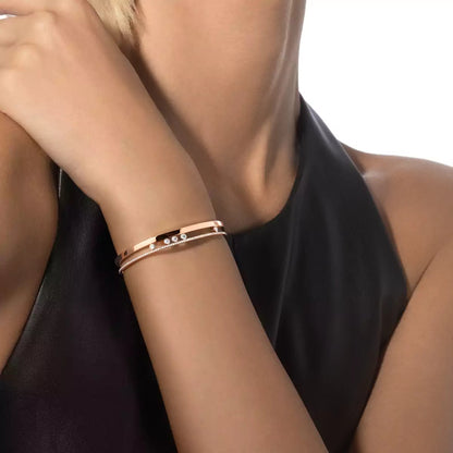 [Lumi Jewelery]Move Romane Diamond Bangle Bracelet