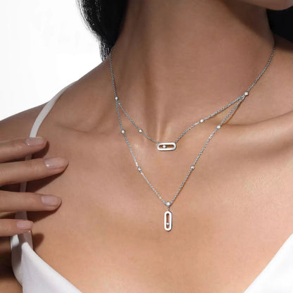 [Lumi Jewelery] Move Uno Diamond Necklace