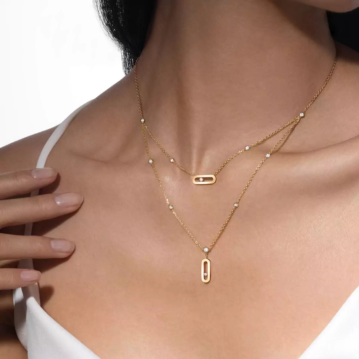 [Lumi Jewelery] Move Uno Diamond Necklace