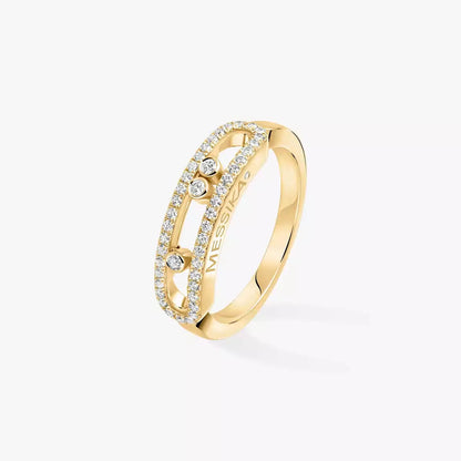 [Lumi Jewelery] Baby Move Gold Diamond Pave_ Ring