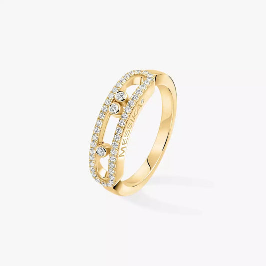 [Lumi Jewelery] Baby Move Gold Diamond Pave_ Ring