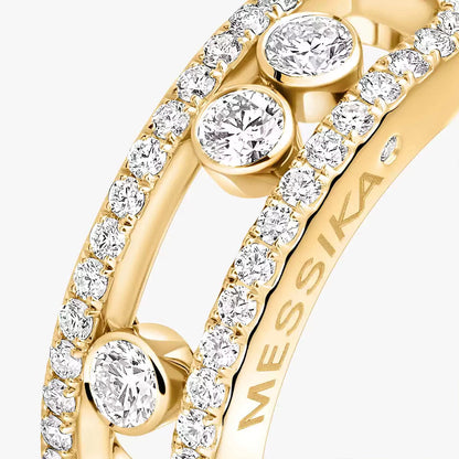 [Lumi Jewelery] Move Gold Diamond Pave_ Ring