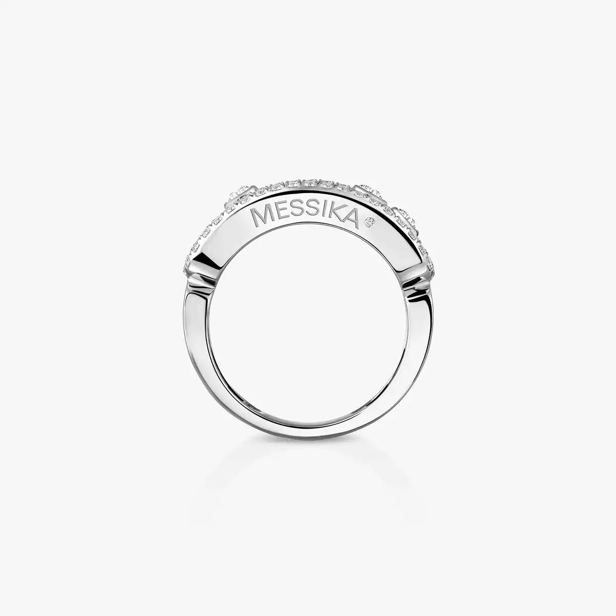 [Lumi Jewelery] Move Gold Diamond Pave_ Ring