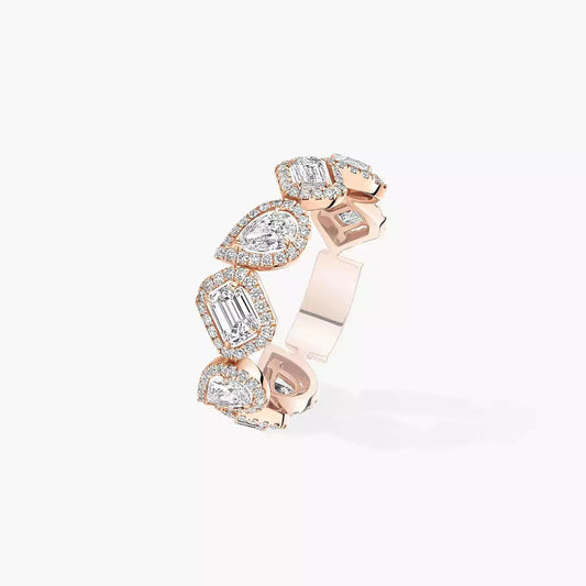 [Lumi Jewelery]Diamond Wedding Ring My Twin