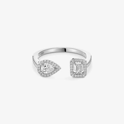 [Lumi Jewelery]My Twin Toi Gold Diamond Ring