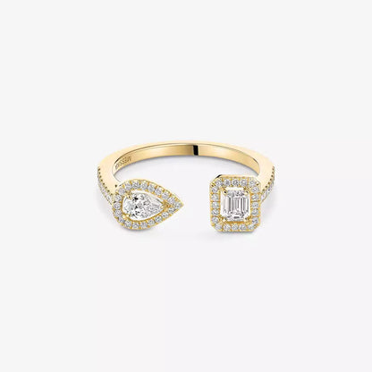[Lumi Jewelery]My Twin Toi Gold Diamond Ring